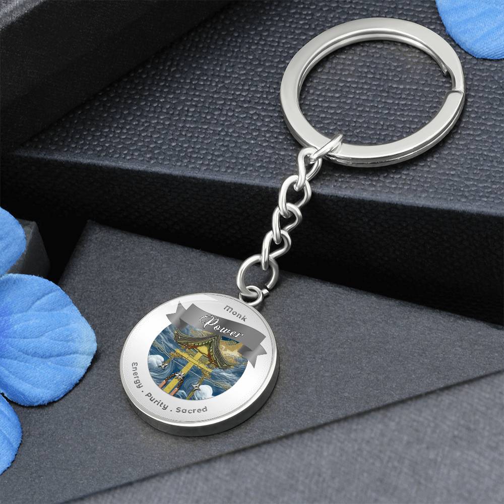 Monk 2 - RPG Fantasy Affirmation Keychain - More Than CharmsMore Than Charms