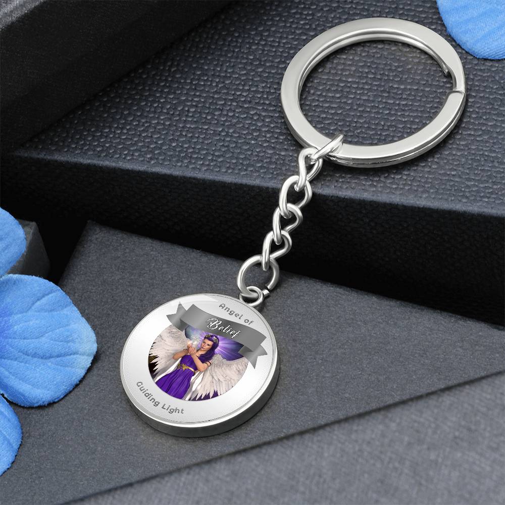 Belief - Guardian Angel Affirmation Keychain - More Than CharmsMore Than Charms