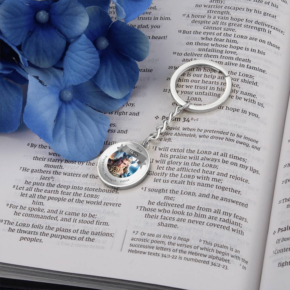 Thor - Affirmation Keychain For ProtectionStrength Valor- More Than CharmsMore Than Charms