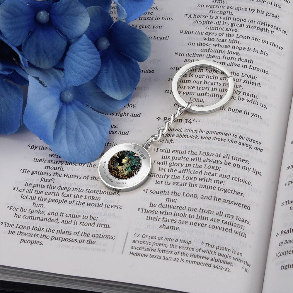Virgo - Affirmation Keychain - More Than CharmsMore Than Charms