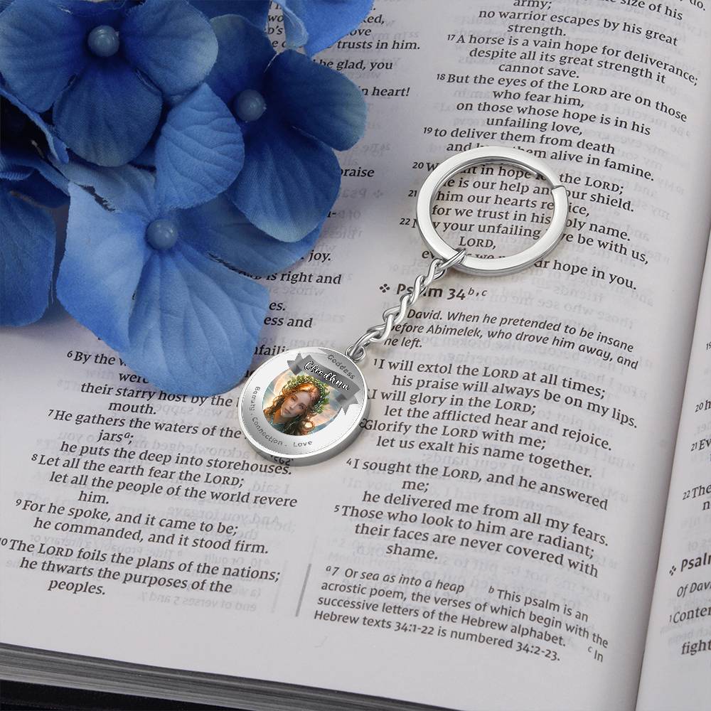Cliodhna - Affirmation Keychain For.Beauty Connection Love - More Than CharmsMore Than Charms