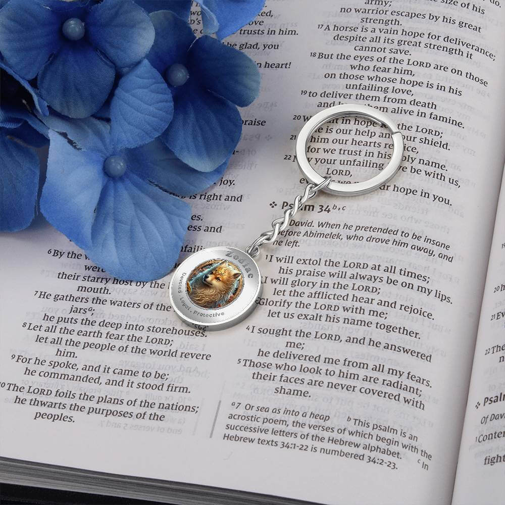 Dog - Chinese Zodiac - Affirmation Keychain - More Than CharmsMore Than Charms