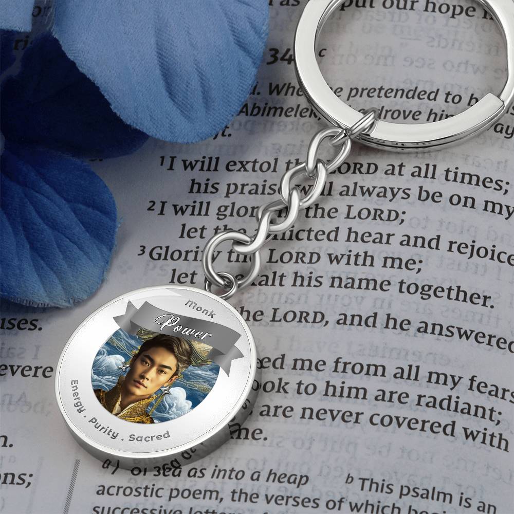 Monk - RPG Fantasy Affirmation Keychain - More Than CharmsMore Than Charms