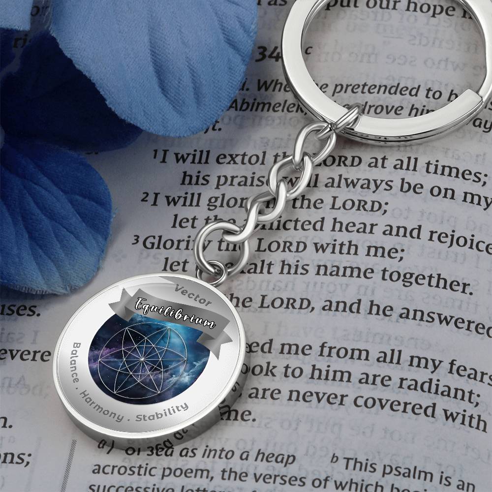 Vector Equilibrium - Affirmation Keychain - More Than CharmsMore Than Charms