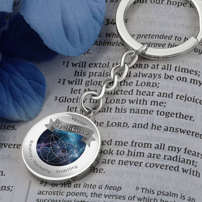 Vector Equilibrium - Affirmation Keychain - More Than CharmsMore Than Charms