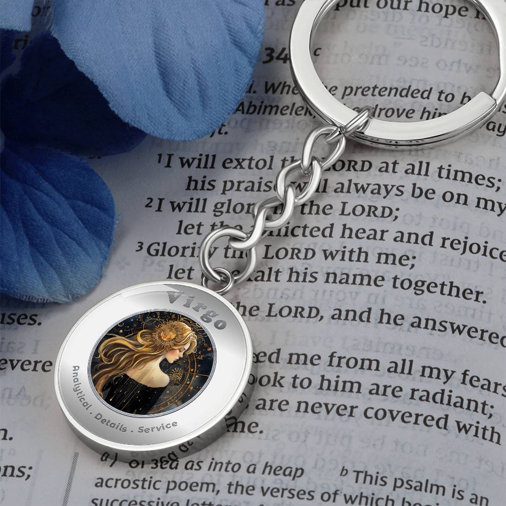 Virgo - Affirmation Keychain - More Than CharmsMore Than Charms