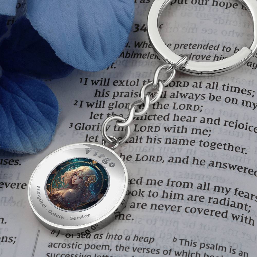 Virgo- Affirmation Keychain - More Than CharmsMore Than Charms