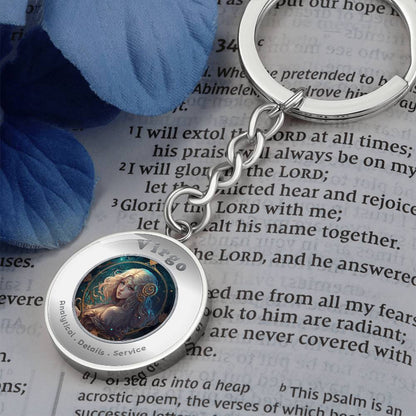 Virgo- Affirmation Keychain - More Than CharmsMore Than Charms