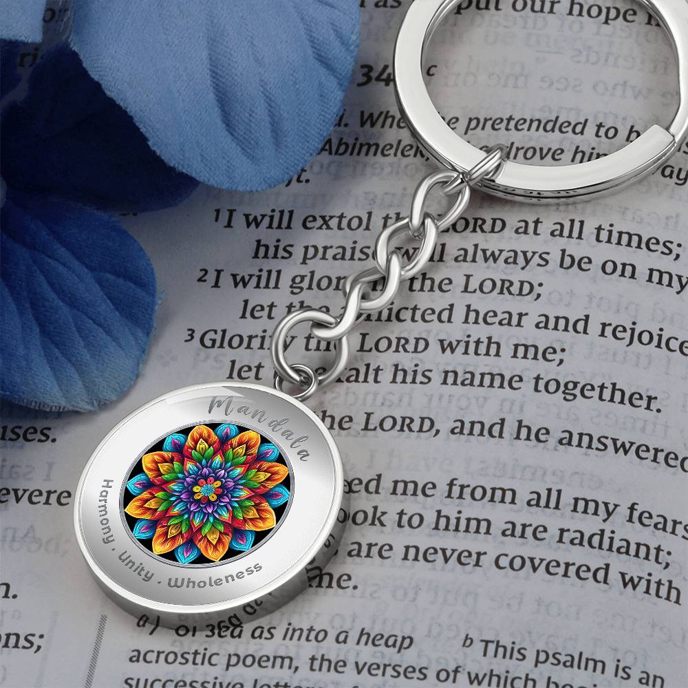 Mandala - Affirmation Keychain - More Than CharmsMore Than Charms