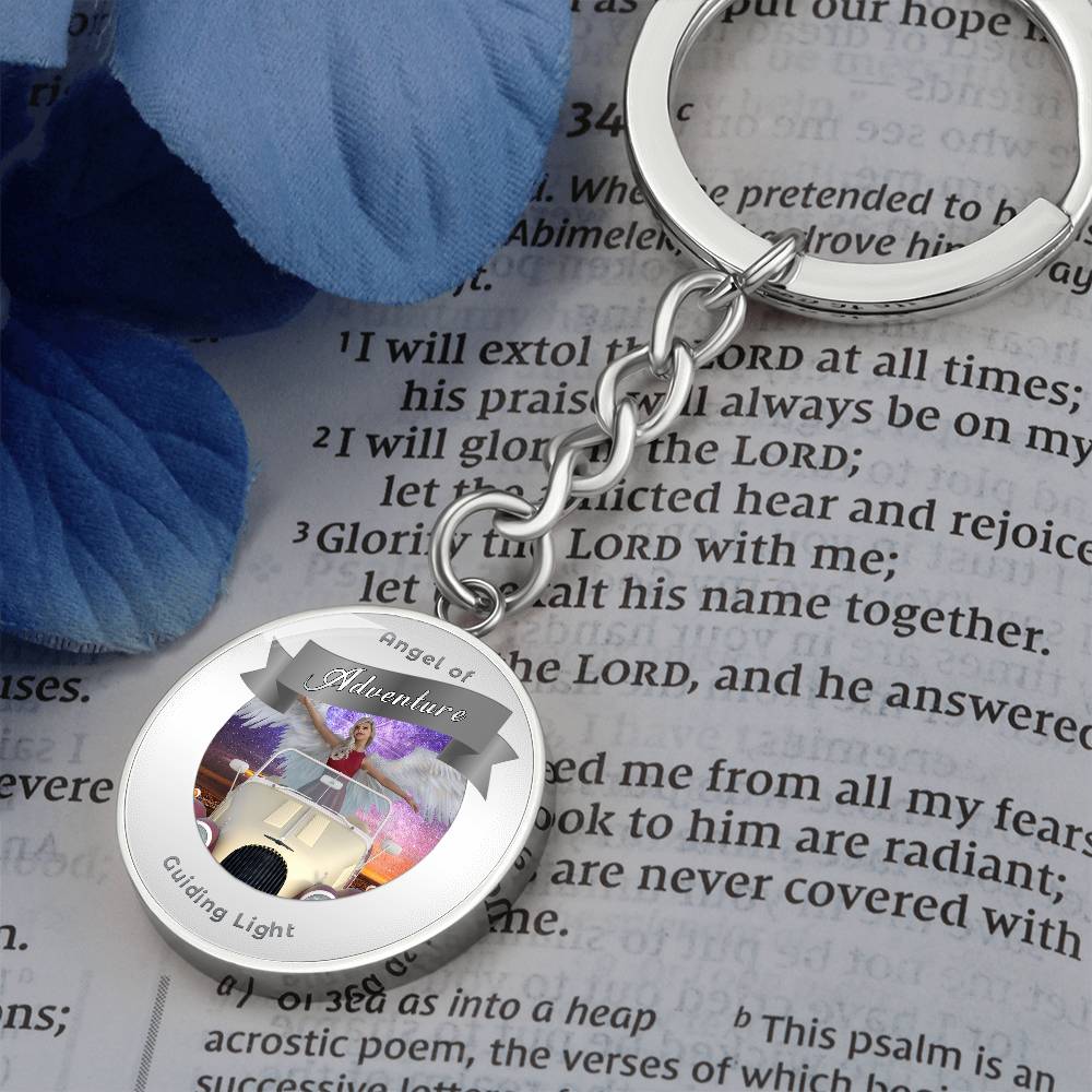 Adventure - Guardian Angel Affirmation Keychain - More Than CharmsMore Than Charms