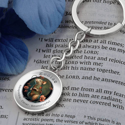 Rat- Chinese Zodiac - Affirmation Keychain - More Than CharmsMore Than Charms