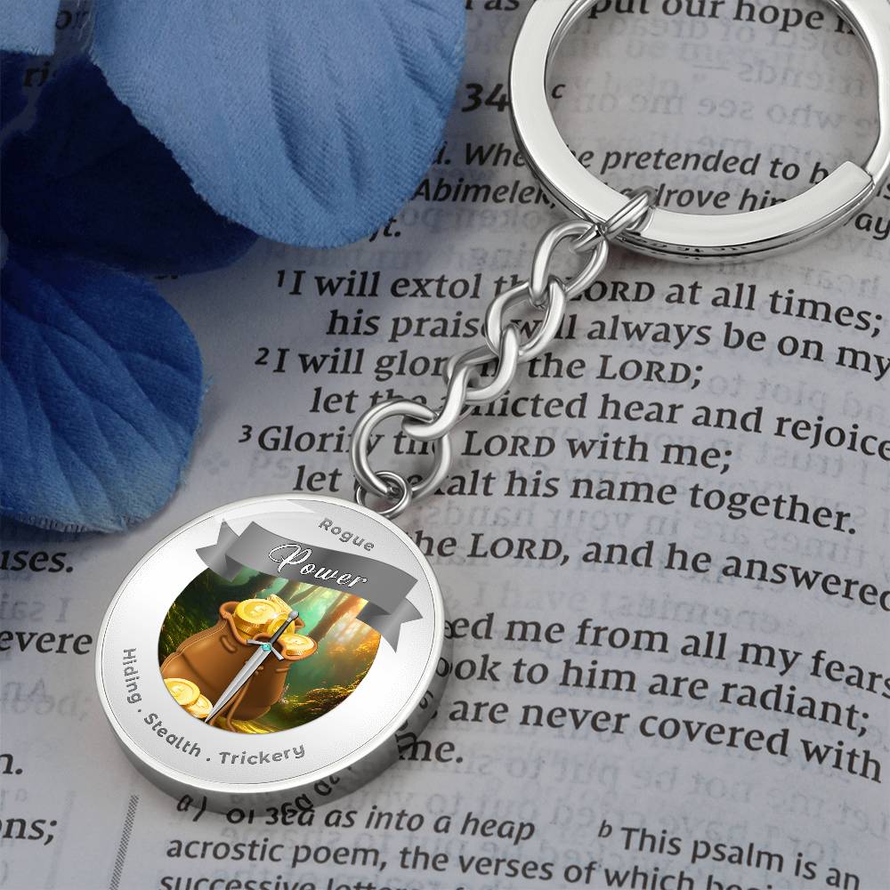 Rogue 2 - RPG Fantasy Affirmation Keychain - More Than CharmsMore Than Charms