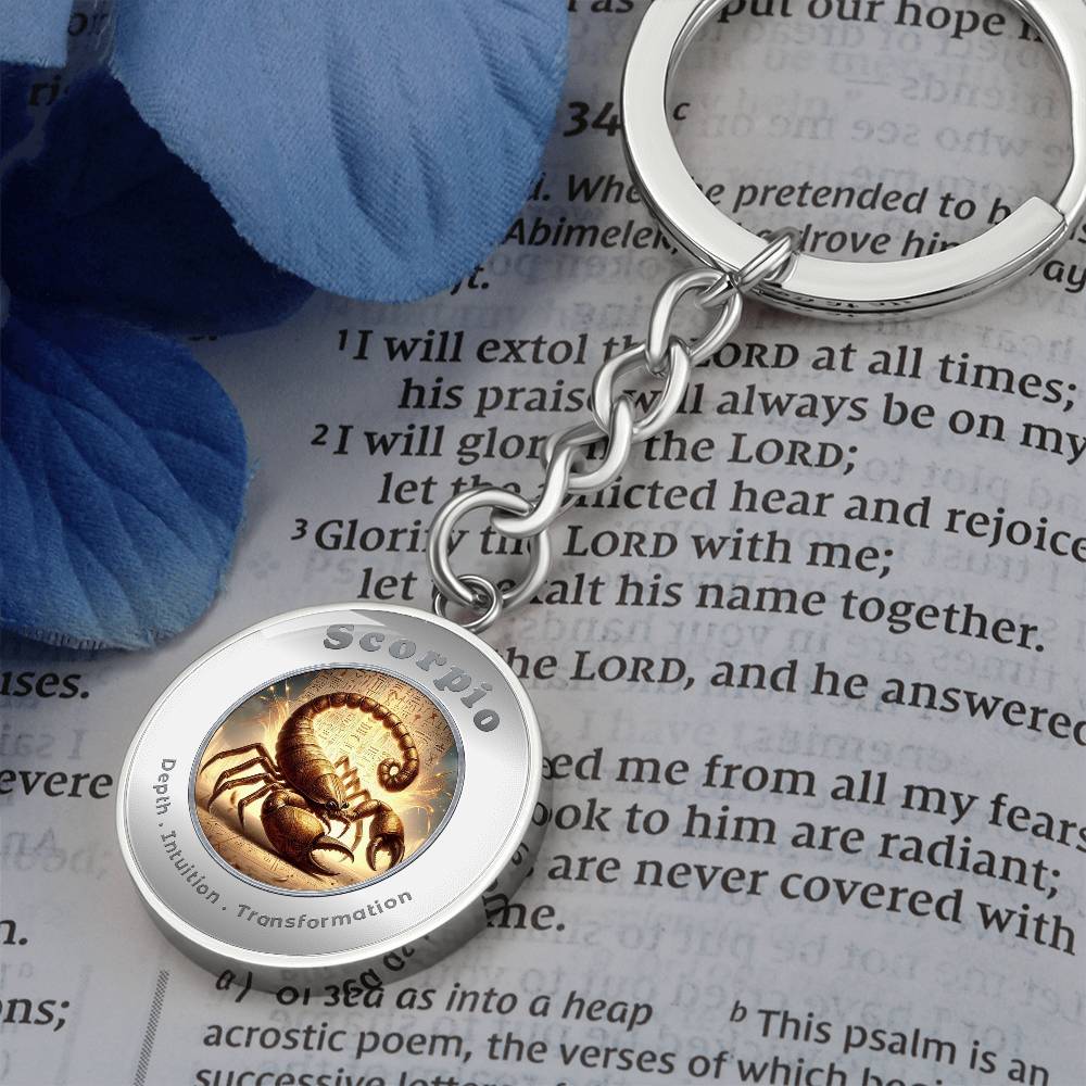 Scorpio - Affirmation Keychain - More Than CharmsMore Than Charms