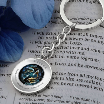 Pisces - Affirmation Keychain - More Than CharmsMore Than Charms