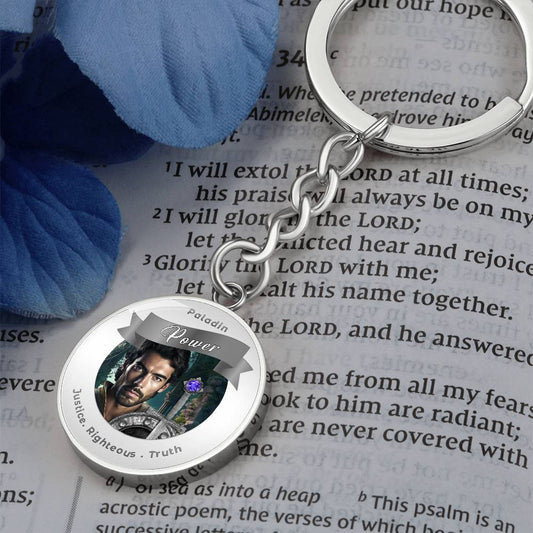 Paladin - RPG Fantasy Charm Keychain - This Luxury Charm Keychain is more than just a keyring — it’s an empowering expression of your dreams, intentions, and personal energy.Featuring an original design with meaningful affirmations, symbols, or imagery, e