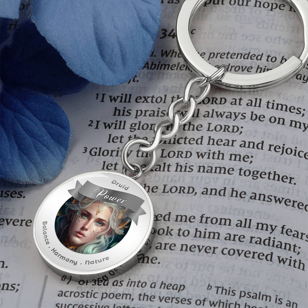 Druid - RPG Fantasy Affirmation Keychain - More Than CharmsMore Than Charms