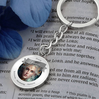 Druid - RPG Fantasy Affirmation Keychain - More Than CharmsMore Than Charms