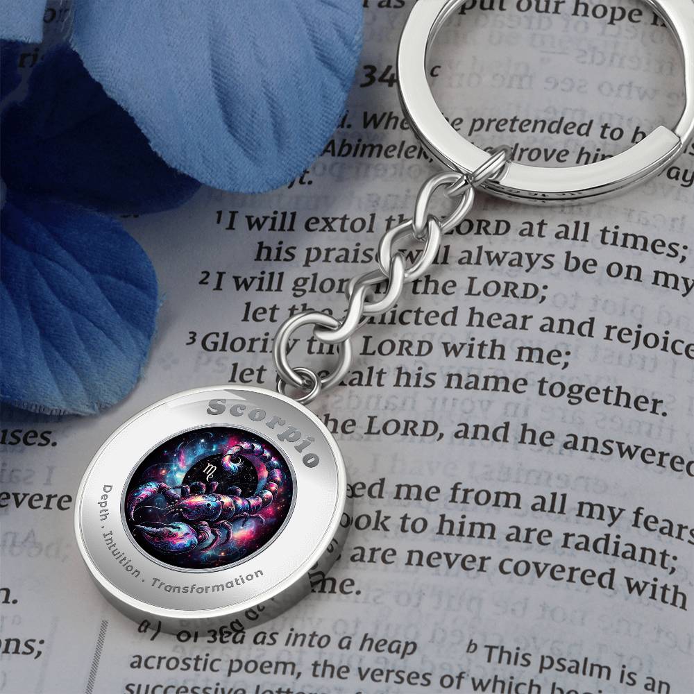 Scorpio- Affirmation Keychain - More Than CharmsMore Than Charms