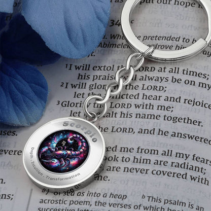 Scorpio- Affirmation Keychain - More Than CharmsMore Than Charms