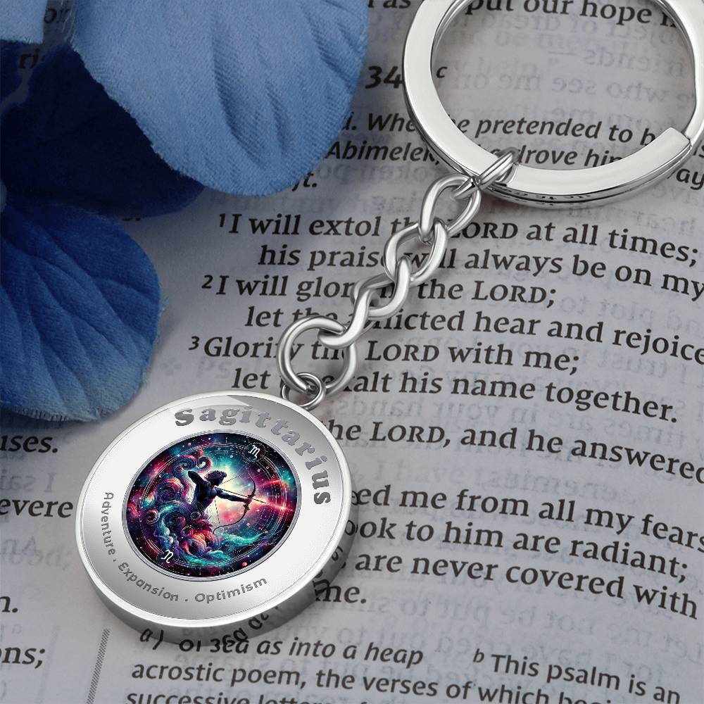 Sagittarius - Affirmation Keychain - More Than CharmsMore Than Charms
