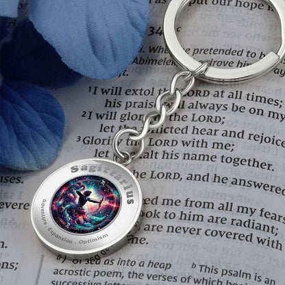 Sagittarius - Affirmation Keychain - More Than CharmsMore Than Charms