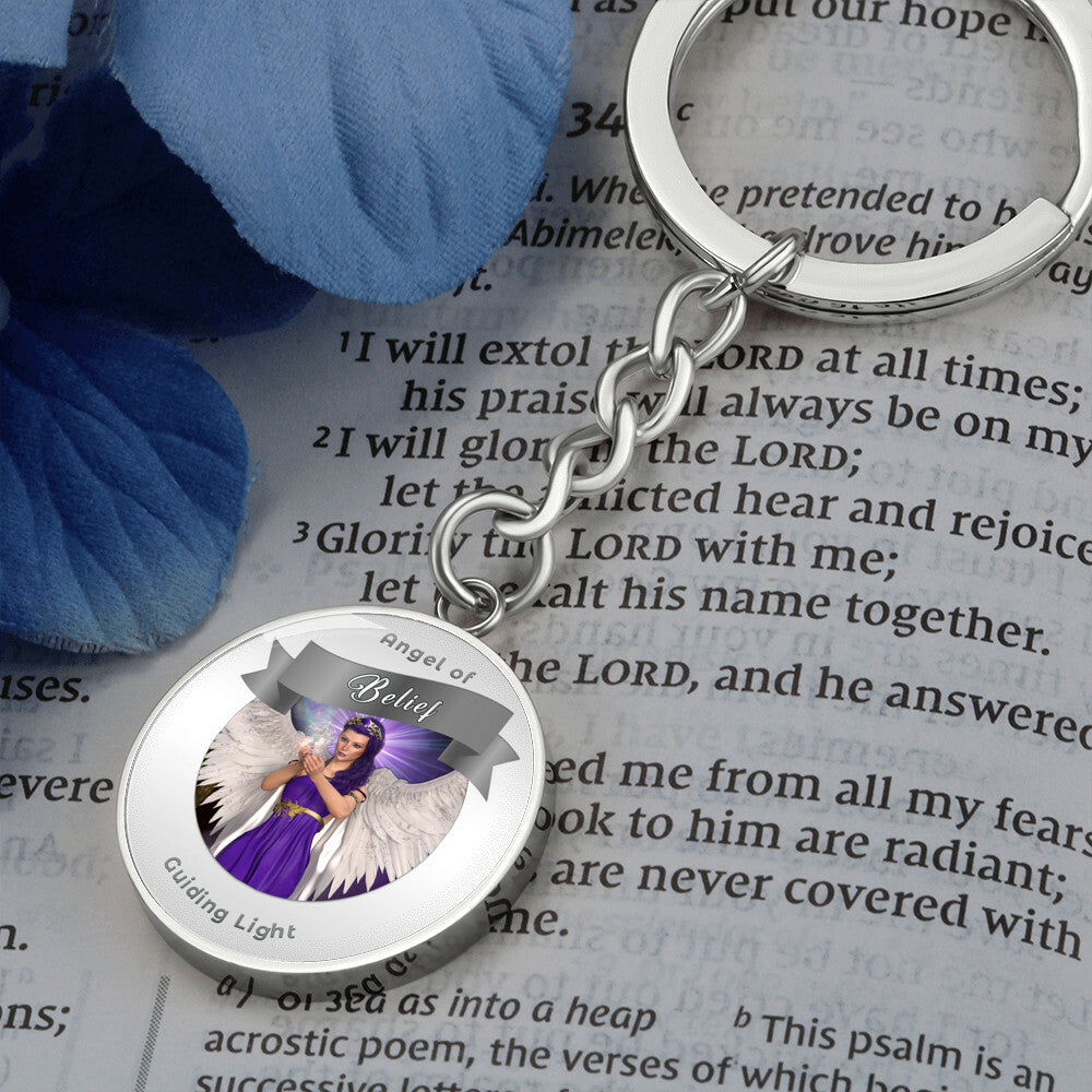 Belief - Guardian Angel Affirmation Keychain - More Than CharmsMore Than Charms