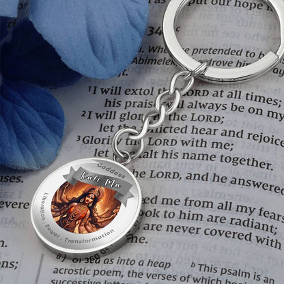 Goddess Kali - Affirmation Keychain For Liberation Power Transformation- More Than CharmsMore Than Charms