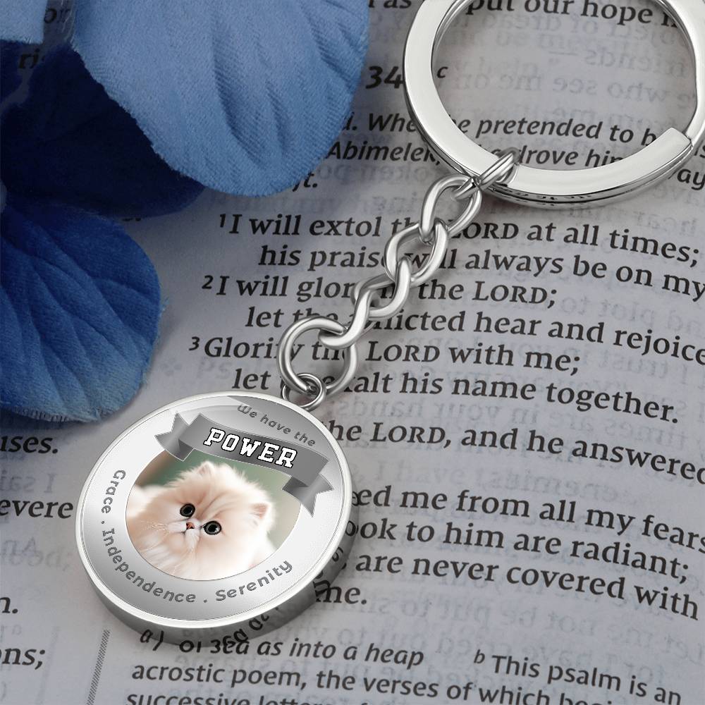 Persian - Cat Power Animal Affirmation Keychain - More Than CharmsMore Than Charms