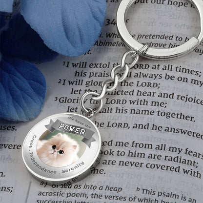 Persian - Cat Power Animal Affirmation Keychain - More Than CharmsMore Than Charms