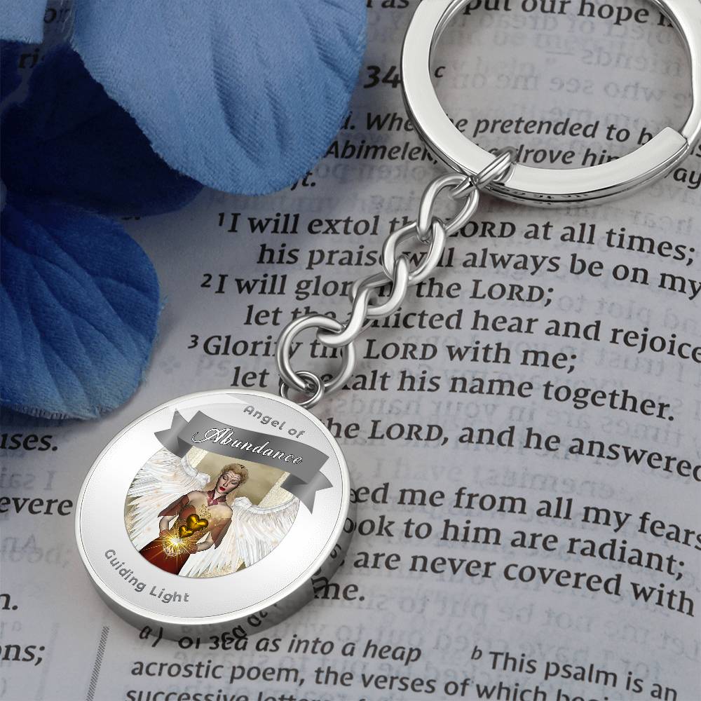 Abundance - Guardian Angel Affirmation Keychain - More Than CharmsMore Than Charms