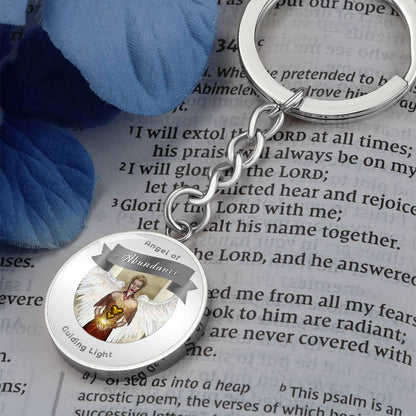 Abundance - Guardian Angel Affirmation Keychain - More Than CharmsMore Than Charms