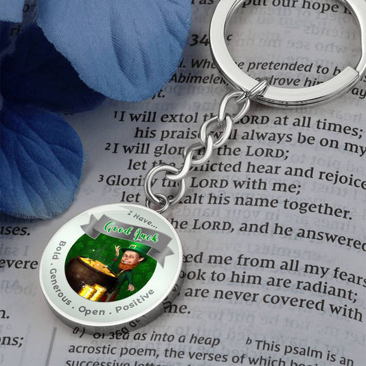 Leprechaun - Charm Keychain - This Luxury Charm Necklace is more than just an accessory — it’s a soulful expression of your journey, dreams, and intentions. Designed with meaning, each charm carries powerful affirmation words, images, or symbols that spea