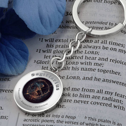 Sagittarius - Affirmation Keychain - More Than CharmsMore Than Charms