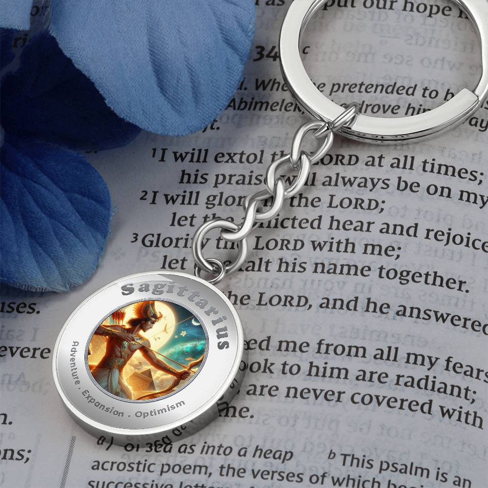 Sagittarius - Affirmation Keychain - More Than CharmsMore Than Charms