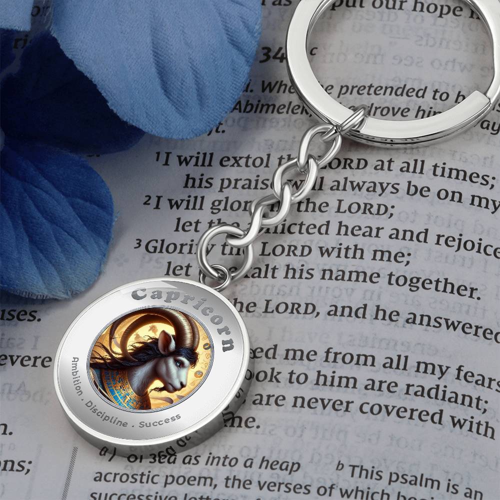 Capricorn - Affirmation Keychain - More Than CharmsMore Than Charms