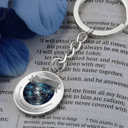 Pentagram - Affirmation Keychain - More Than CharmsMore Than Charms
