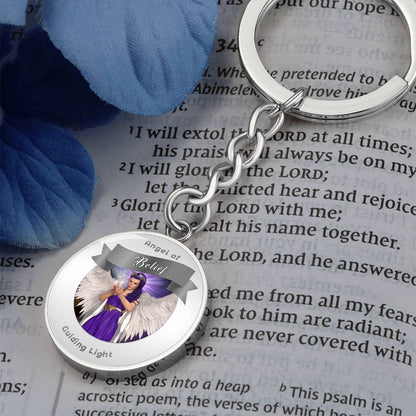 Belief - Guardian Angel Affirmation Keychain - More Than CharmsMore Than Charms