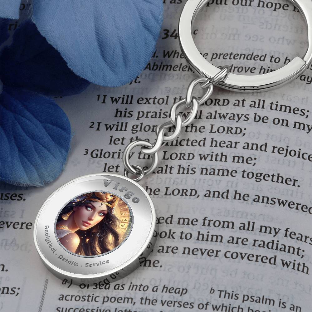 Virgo - Affirmation Keychain - More Than CharmsMore Than Charms