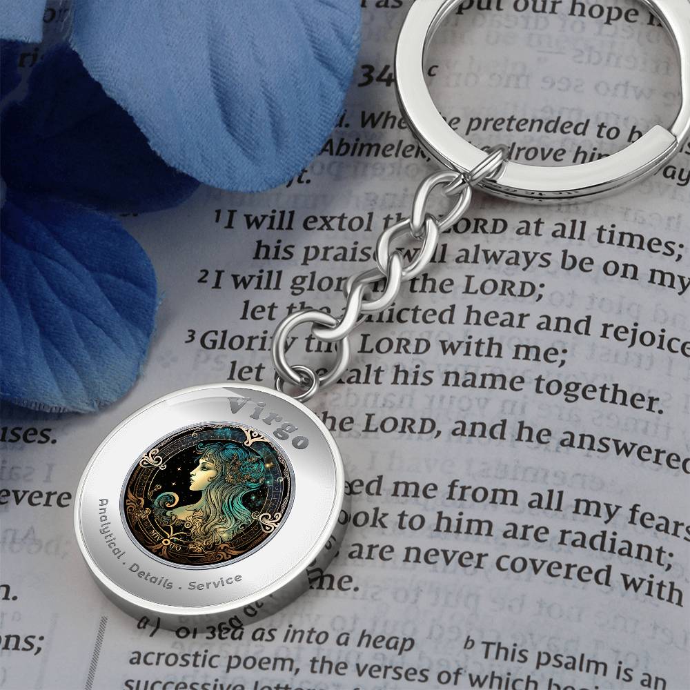 Virgo - Affirmation Keychain - More Than CharmsMore Than Charms