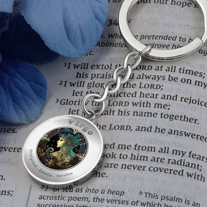 Virgo - Affirmation Keychain - More Than CharmsMore Than Charms