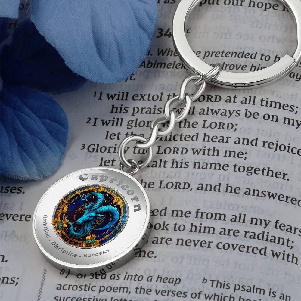 Capricorn - Affirmation Keychain - More Than CharmsMore Than Charms