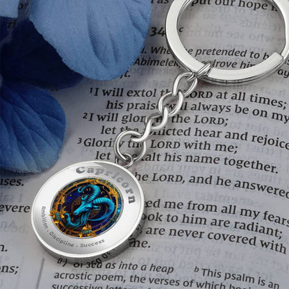 Capricorn - Affirmation Keychain - More Than CharmsMore Than Charms