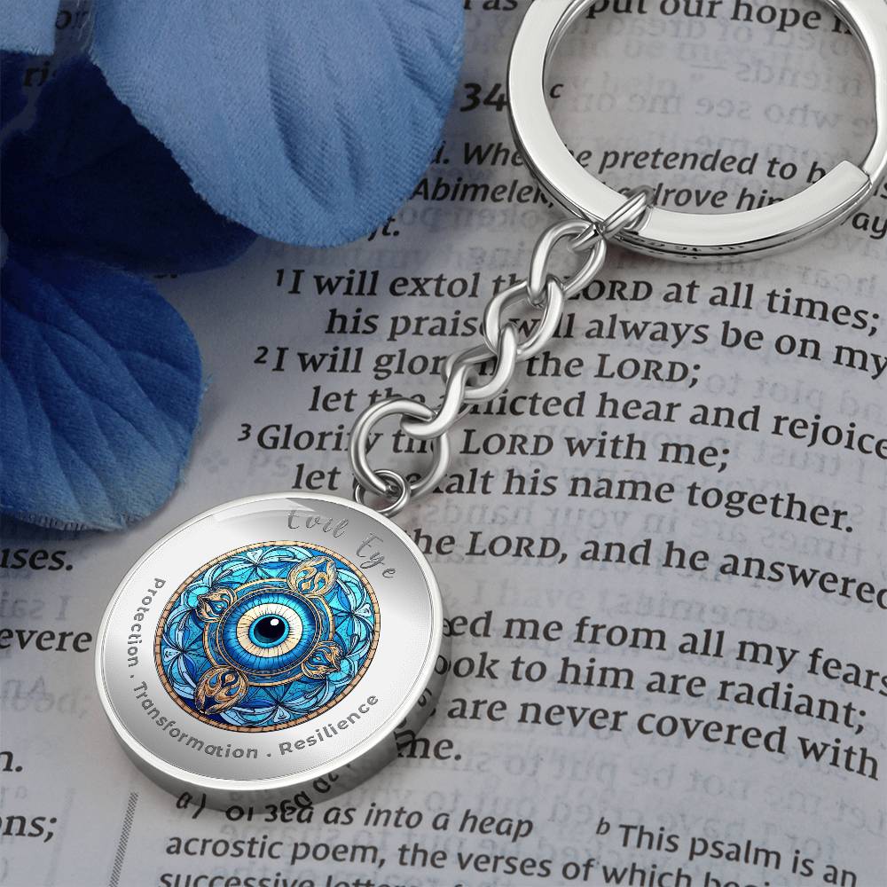 Evil Eye - Affirmation Keychain - More Than CharmsMore Than Charms