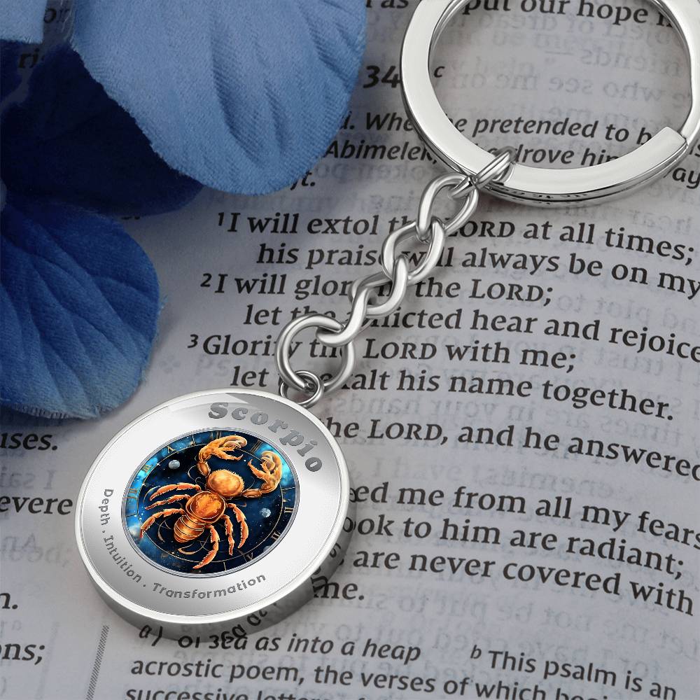 Scorpio - Affirmation Keychain - More Than CharmsMore Than Charms