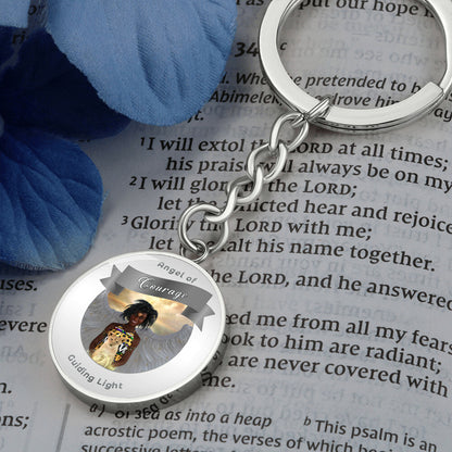 Courage - Guardian Angel Affirmation Keychain - More Than CharmsMore Than Charms