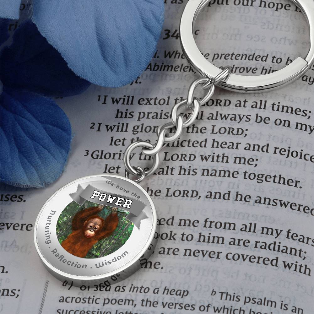 Orangutan - Power Animal Affirmation Keychain - More Than CharmsMore Than Charms