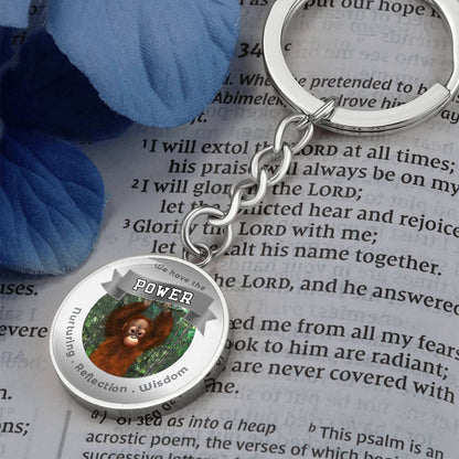 Orangutan - Power Animal Affirmation Keychain - More Than CharmsMore Than Charms