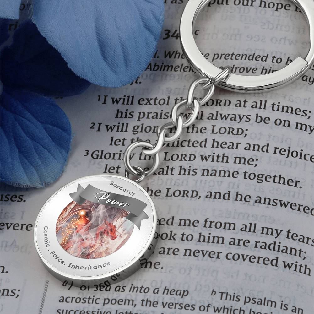 Sorcerer 2- RPG Fantasy Affirmation Keychain - More Than CharmsMore Than Charms
