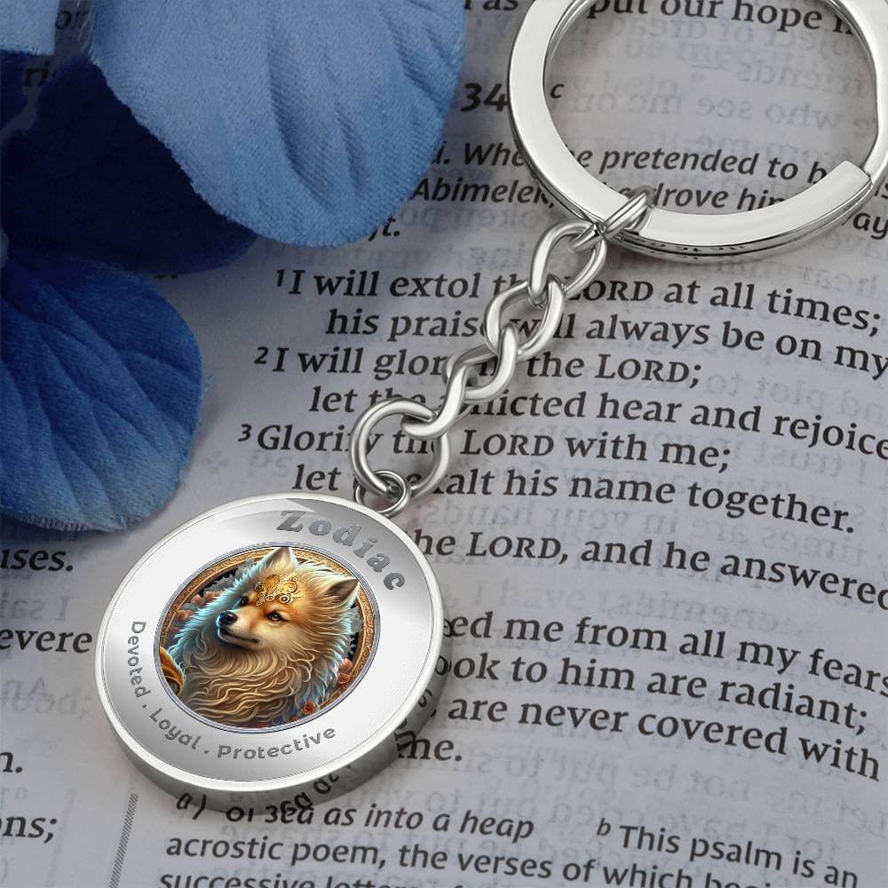 Dog - Chinese Zodiac - Affirmation Keychain - More Than CharmsMore Than Charms