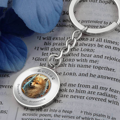 Dog - Chinese Zodiac - Affirmation Keychain - More Than CharmsMore Than Charms
